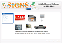 Tablet Screenshot of fastsignz.com